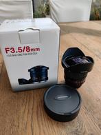 Samyang 8mm f3.5 CSII fisheye, Audio, Tv en Foto, Gebruikt, Ophalen of Verzenden, Groothoek Fisheye-lens