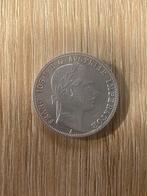 1 florijn oostenrijk 1861 A, Postzegels en Munten, Ophalen of Verzenden