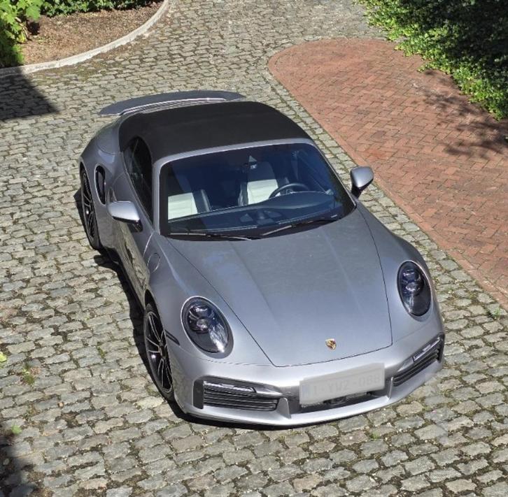 Porsche 992.1 Turbo S cabrio topwagen, Auto's, Porsche, Particulier, 360° camera, 4x4, ABS, Achteruitrijcamera, Adaptieve lichten