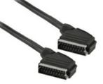 Câble péritel 150 cm, noir, longueur 1,50 mètre, type : 21 b, TV, Hi-fi & Vidéo, Câbles audio & Câbles de télévision, Câble péritel
