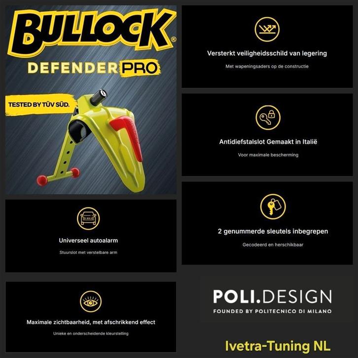 Stuurslot VW T4 | Stuurslot VW T5 | Stuurslot VW T6, Auto diversen, Anti-diefstal, Nieuw, Ophalen of Verzenden