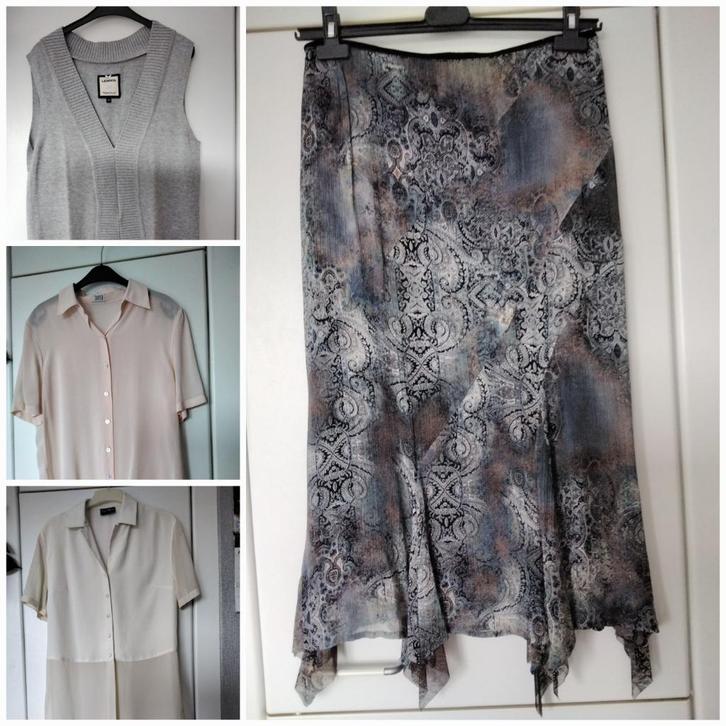 Winkel voor dameskleding /rok+ 2 blouses + trui /T. 40, Kleding | Dames, Blouses en Tunieken, Zo goed als nieuw, Maat 38/40 (M)