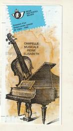 Chapelle Musicale Reine Elisabeth ,Nr 13 van het jaar 1989 ,, Met stempel, Muziek, Ophalen of Verzenden, 1e dag stempel
