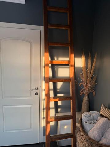 Eiken houten ladder, Enlèvement, Neuf, Échelle