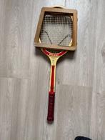 Vintage tennisracket Spalding Court King, incl houten klem, Ophalen of Verzenden, Gebruikt, Racket, Overige merken