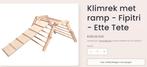 Cadre d'escalade en bois Ette Tete avec toboggan à Fipitri, Enlèvement, Comme neuf, Autres types