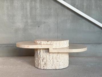 Vintage mactanstone coffeetable beschikbaar voor biedingen