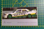 Sticker 1991 DTM Mercedes AMG 190 A.Cudini YACCO, Ophalen of Verzenden