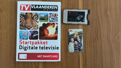 TV Vlaanderen CI module met 1 SIM kaart, Audio, Tv en Foto, Schotelantennes, Gebruikt, (Schotel)antenne-accessoires, Overige merken