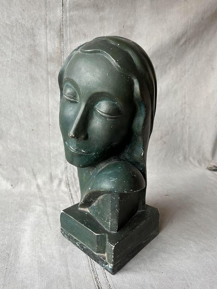 ART- DECO reclame beeld voor FRANS parfummerk 1938 Parijs, Antiquités & Art, Curiosités & Brocante, Enlèvement