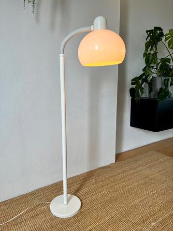 Vintage staanlamp vloerlamp mid century mushroom space age, Vintage retro space age mid century mushroom paddestoel, Métal, Enlèvement