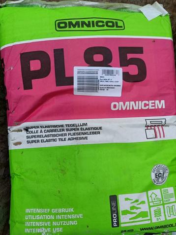 colle à carrelage PL85 Omnicem 10 sachets