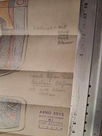 Originele schets Arno Brys beschikbaar voor biedingen