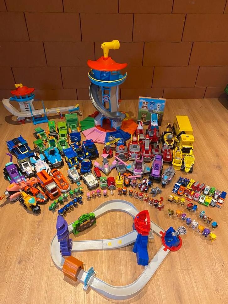 Paw patrol - Groot pakket, Kinderen en Baby's, Speelgoed |Speelgoedvoertuigen, Zo goed als nieuw, Ophalen