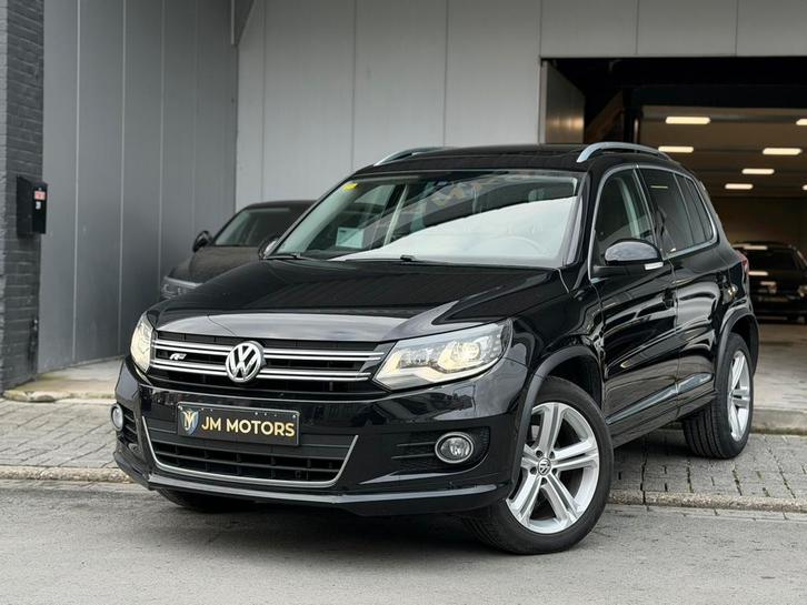Volkswagen Tiguan 2.0 TDi 4Motion R-Line, Autos, Volkswagen, Entreprise, Tiguan, Diesel, Euro 6, 5 portes, Automatique, Noir, Cuir