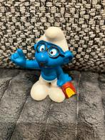 Brilsmurf met boek peyo schleih, Verzamelen, Smurfen, Ophalen of Verzenden, Brilsmurf