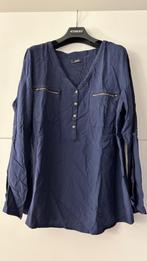 BPC donkerblauwe blouse met lange mouwen, Blauw, Maat 46/48 (XL) of groter, Ophalen of Verzenden, Zo goed als nieuw