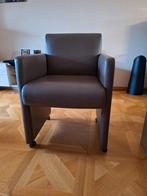 Stoelen, Ophalen, Bruin, Leer, Zo goed als nieuw