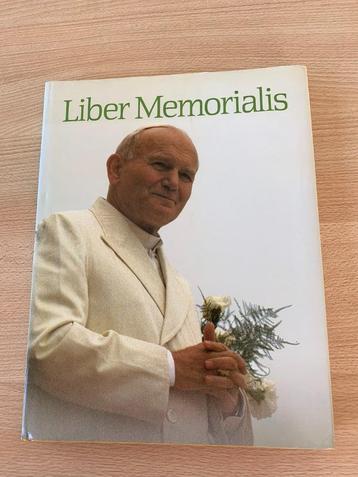 boek Liber Memorialis Paus Johannes-Paulus II in België in 1