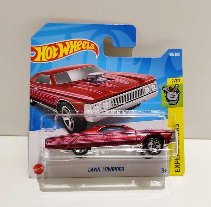 Hot Wheels Layin' Lowrider Candy Red (2022), Hobby en Vrije tijd, Modelauto's | Overige schalen, Ophalen of Verzenden