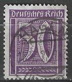 Duitsland 1922 - Yvert 166 - Cijfer in kader - 50 p. (ST), Verzenden, Gestempeld