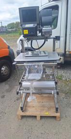inpakmachine met weegschaal en label printer, Ophalen, Gebruikt, Bakkerij en Slagerij