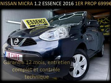 NISSAN MICRA 1.2 ESSENCE ‼️GARANTIE 1 AN CTOK‼️ beschikbaar voor biedingen
