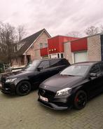 Mercedes A180 te koop fully wrapt amg bumper, Auto's, Leder en Stof, Zwart, Particulier, 6 cilinders