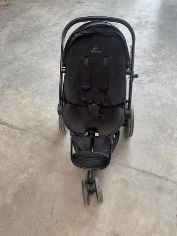 Quinny Mood Black  3-in-1 systeem. Van baby tot kleuter, Poussette combi, Quinny, Pneus, Enlèvement