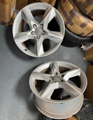 2X 8R0601025CG Audi 8R Q5 Velg Velgen 8 x 18" inch ET39 beschikbaar voor biedingen