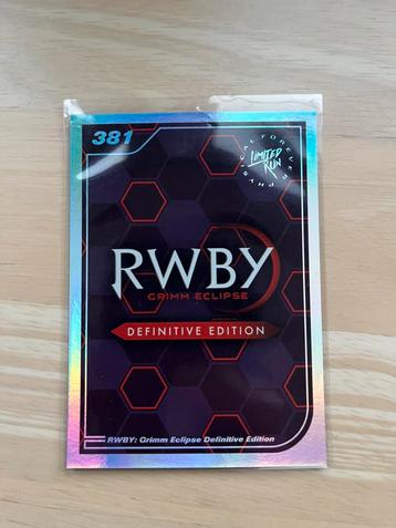 LRG Kaart Nr. 381 - RWBY beschikbaar voor biedingen