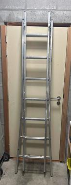 Alu ladder 2x7 treden, Doe-het-zelf en Bouw, Ophalen, Gebruikt