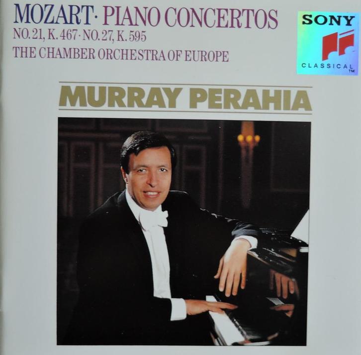 Mozart/ Pianoconcerten 21 en 27 - Perahia / COE - SONY - DDD, Cd's en Dvd's, Cd's | Klassiek, Zo goed als nieuw, Orkest of Ballet