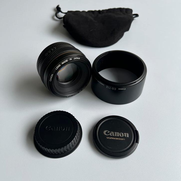 Canon EF 50mm f/1.4 USM AF auto focus, Audio, Tv en Foto, Foto | Lenzen en Objectieven, Gebruikt, Standaardlens, Ophalen of Verzenden