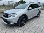 Dacia Logan mcv stepway 2017 boite auto essence full option, Autos, Dacia, Cuir, Argent ou Gris, Achat, Euro 6