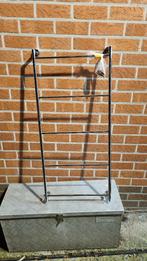 Handdoekenrek, Enlèvement, Utilisé, Gris, Porte-serviettes