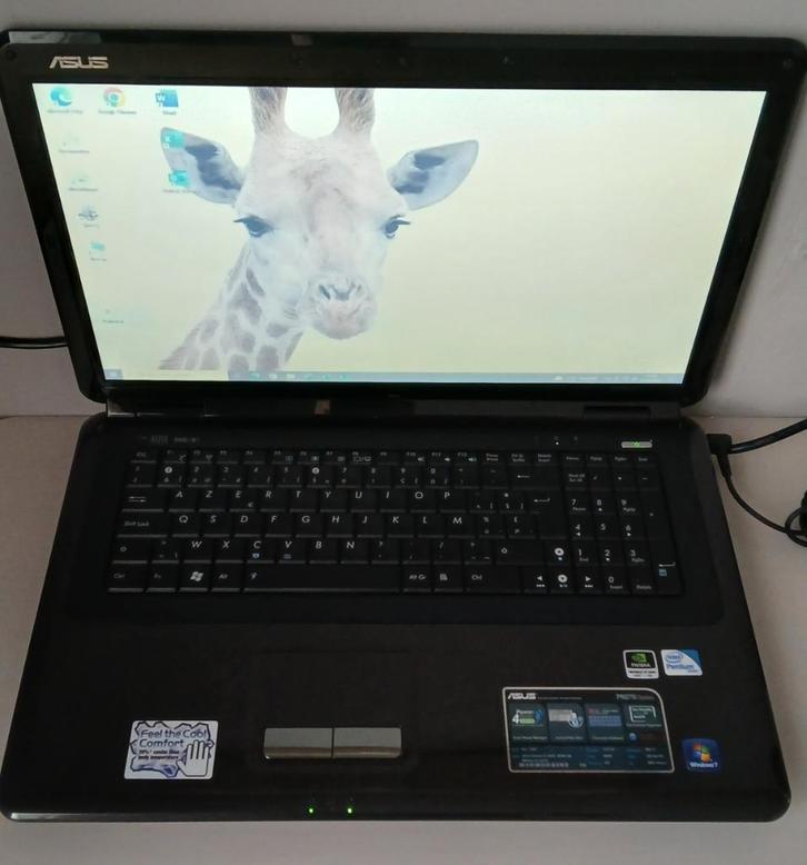 Asus Pro97i, Computers en Software, Windows Laptops, Zo goed als nieuw, 17 inch of meer, HDD, 2 tot 3 Ghz, 8 GB, Azerty, Ophalen of Verzenden