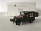 JEEP MINERVA - AMBULANCE - BELGISCH LEGER - 1:43, Verzenden, Nieuw, Auto, Overige merken