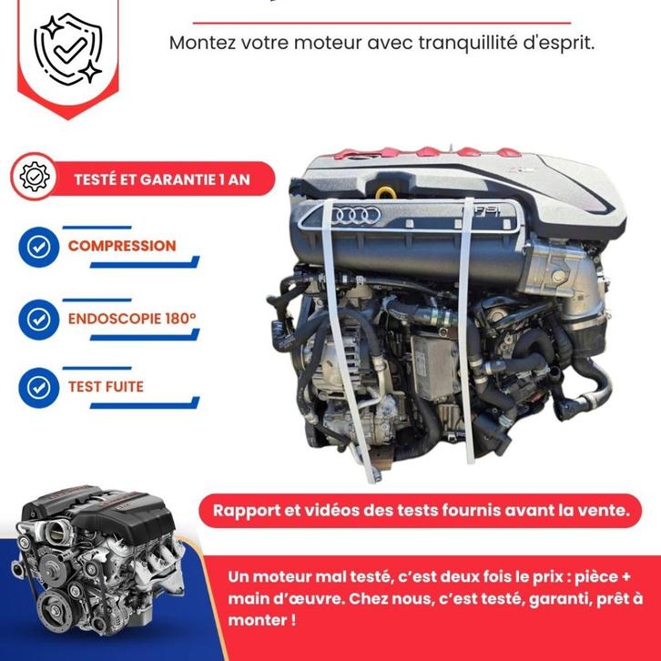 Bijna nieuwe complete motor audi rs3 8y/rsq3 2.5, Auto-onderdelen, Motor en Toebehoren, Audi, Nieuw, Ophalen of Verzenden