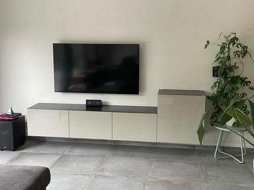 Tv meubel Ikea Besta, Huis en Inrichting, Kasten |Televisiemeubels, Zo goed als nieuw, Minder dan 100 cm, 200 cm of meer, 25 tot 50 cm