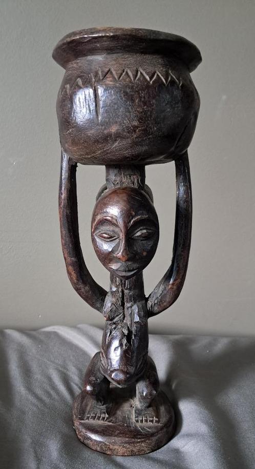DRC Congo luba beker, Antiek en Kunst, Kunst | Niet-Westerse kunst, Verzenden