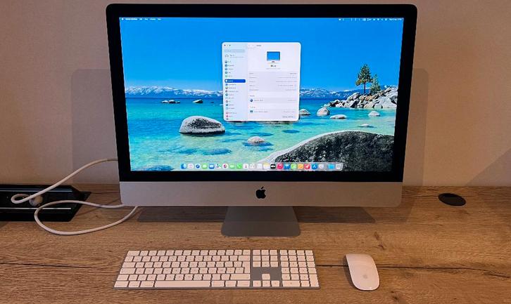 iMac 27" 5K i7 8-Core | 32GB RAM | 512GB SSD | 8GB AMD Rad, Computers en Software, Apple Desktops, Gebruikt, iMac, SSD, 3 tot 4 Ghz