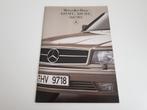 Mercedes-Benz 420SEC | 500SEC | 560SEC brochure - 06/1986 NL, Ophalen of Verzenden, Mercedes-Benz, Mercedes