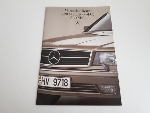 Mercedes-Benz 420SEC | 500SEC | 560SEC brochure - 06/1986 NL, Boeken, Auto's | Folders en Tijdschriften, Mercedes, Ophalen of Verzenden