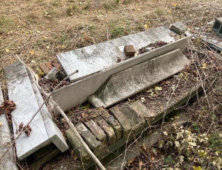 Ancienne cheminée en marbre (démontée), Maison & Meubles, Cheminées, Enlèvement