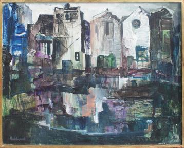 Bert Hildebrandt (1906-1974): Stadszicht (O/D, 82 x 68 cm) beschikbaar voor biedingen