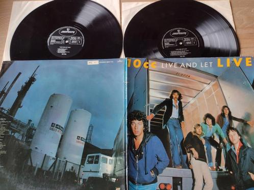 2 LP: 10cc: LIVE AND LET LIVE (1977) wall street shuffle, Cd's en Dvd's, Vinyl | Rock, Gebruikt, Poprock, 12 inch, Ophalen of Verzenden