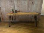 Hangemaakte bijzettafel/ bank - nieuw, Huis en Inrichting, 100 tot 150 cm, Nieuw, Ophalen of Verzenden, Eikenhout