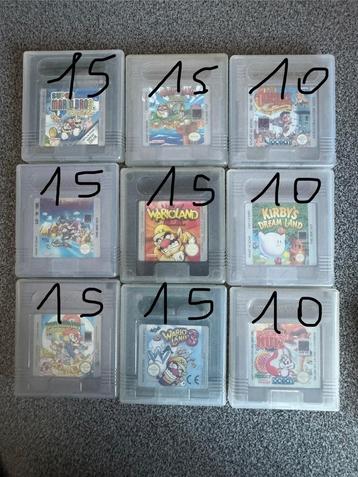 Nintendo game boy & advance games beschikbaar voor biedingen
