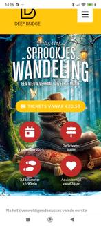 2 tickets sprookjeswandeling Boom, Tickets en Kaartjes, Ticket of Toegangskaart